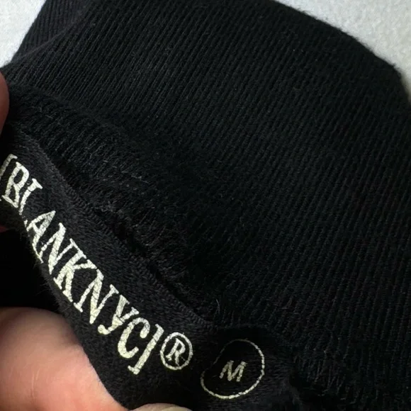 BLANK NYC Cargo Joggers Women’s Pants Black Elastic Band - Size Medium - Picture 13 of 14